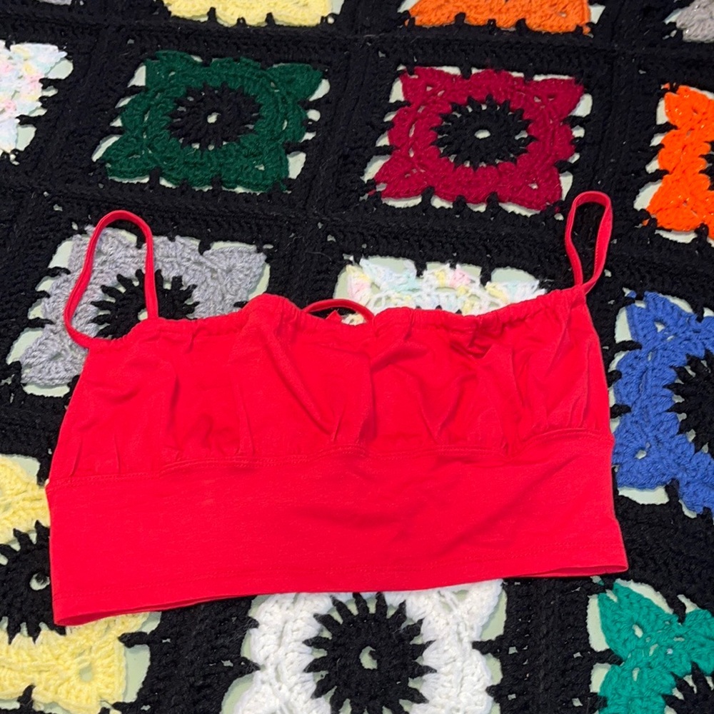 🪻3/$30 Back tie crop top!🪻